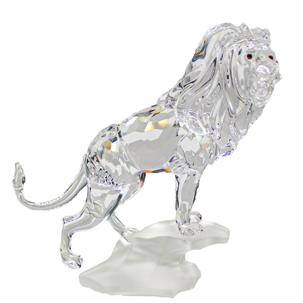 Swarovski Figurine: 269377 Lion Standing on a Rock