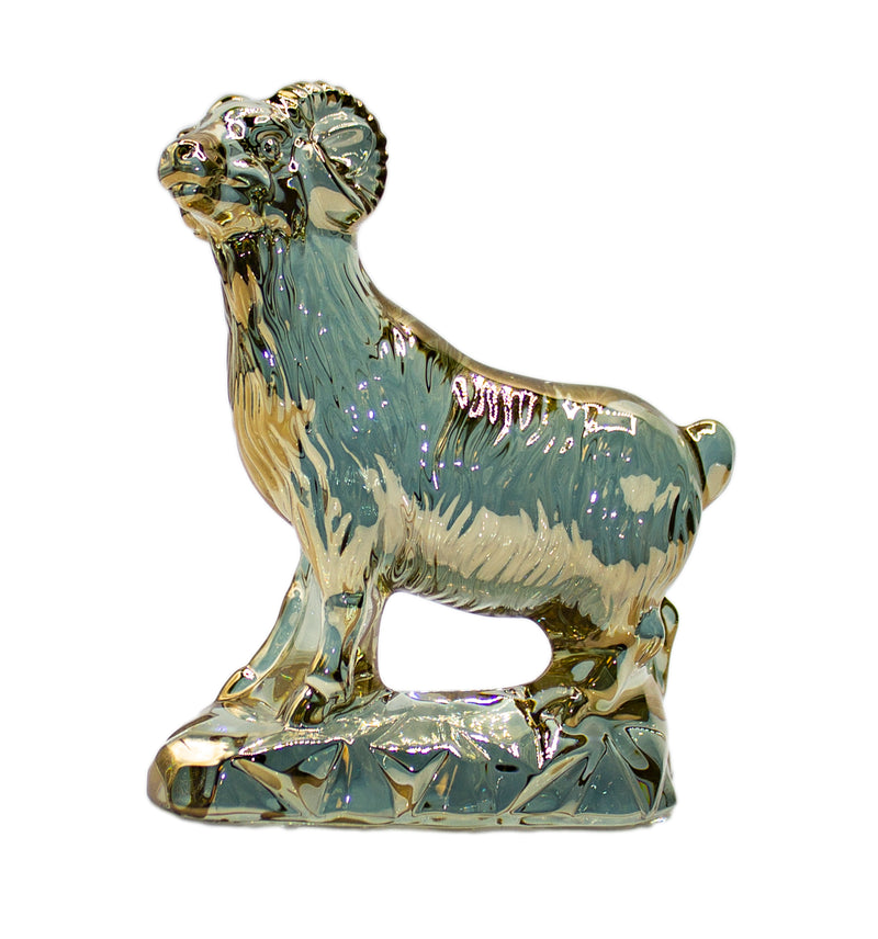 Baccarat Figurine: 2807703 Gold Zodiac Ram