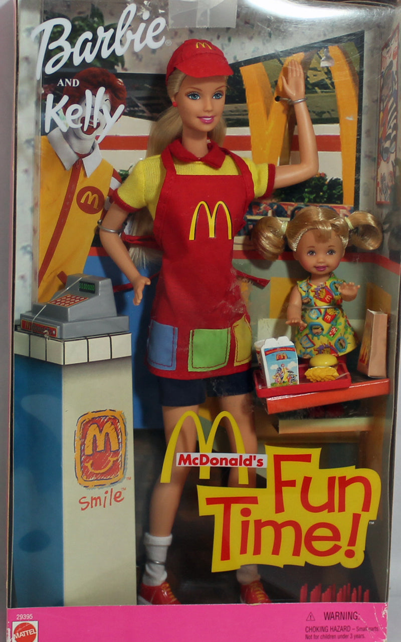 2001 McDonald's Fun Time Barbie & Kelly (29395)