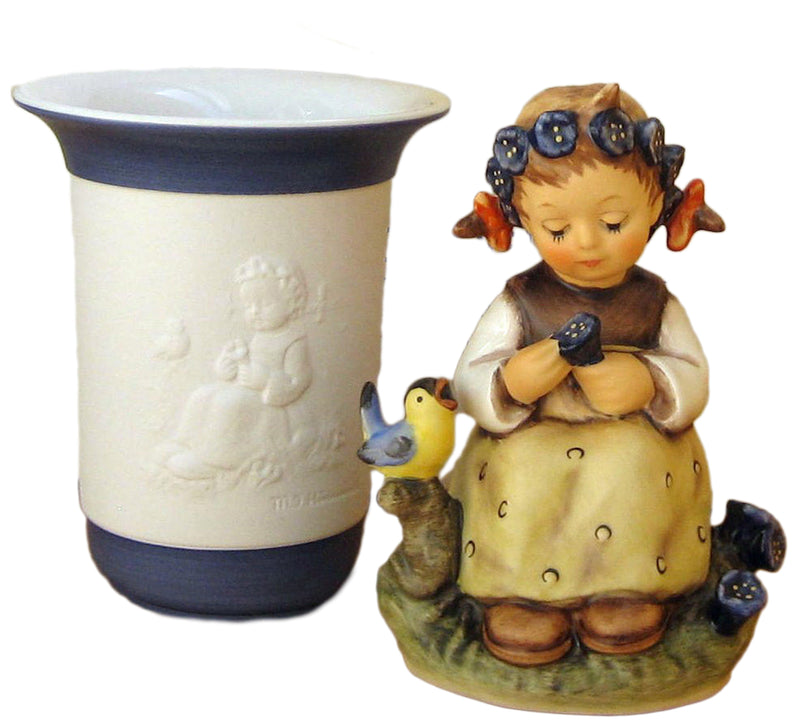 Hummel Figurine: 351 / 638, The Botanist & Vase - Giftset