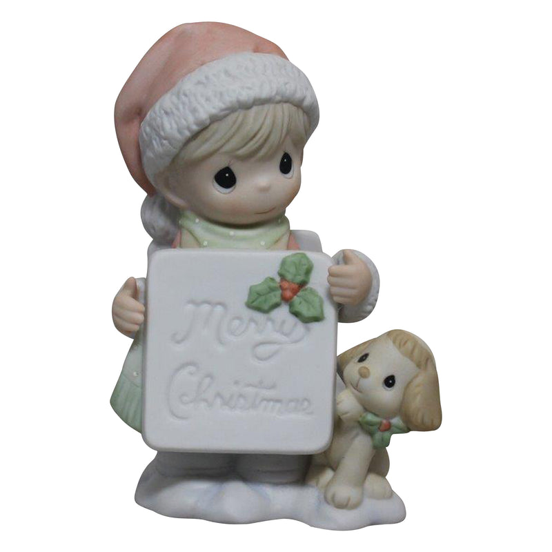 Precious Moments Figurine: 4003165 You Light Up My Holly-Days