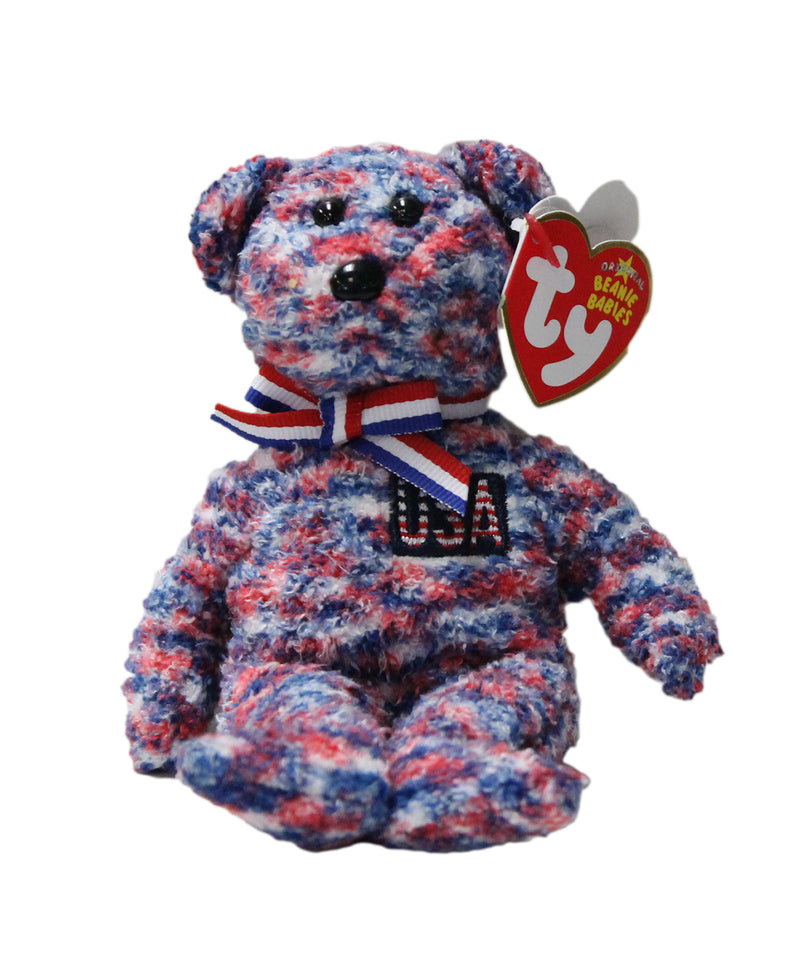 Ty Beanie Baby: USA the Bear - key clip