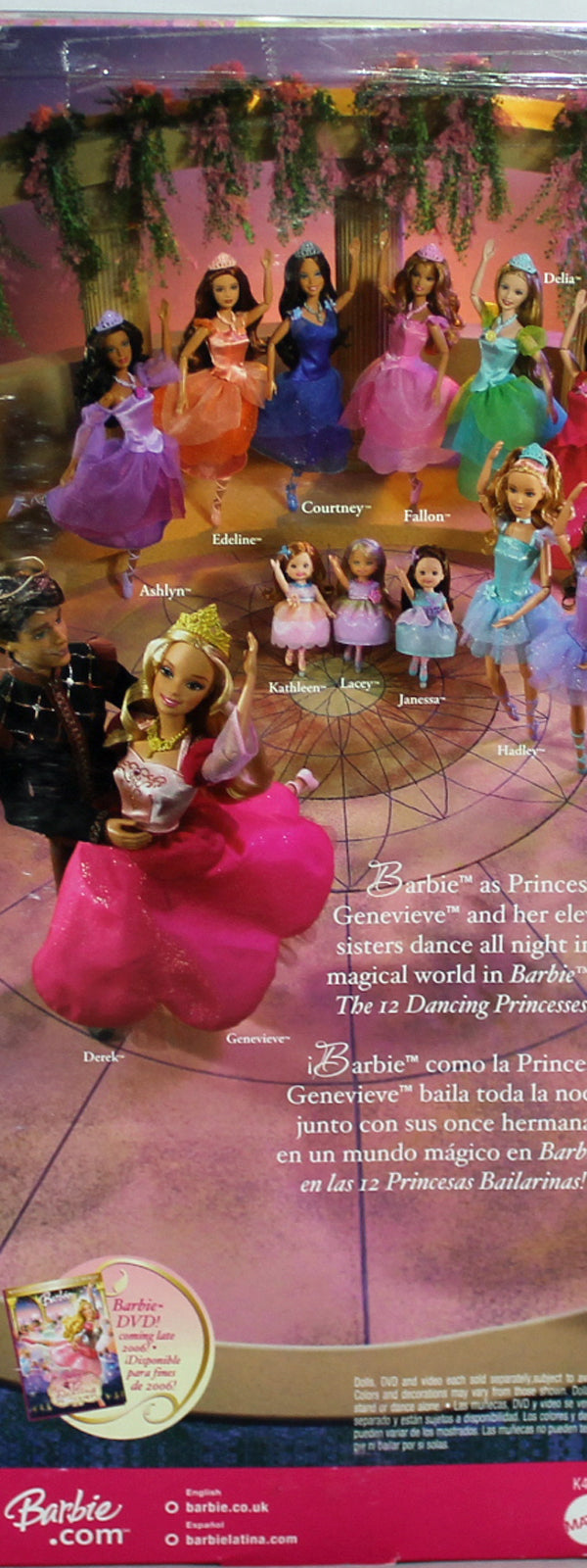 2006 12 Dancing Princesses Edeline Barbie (K4160)