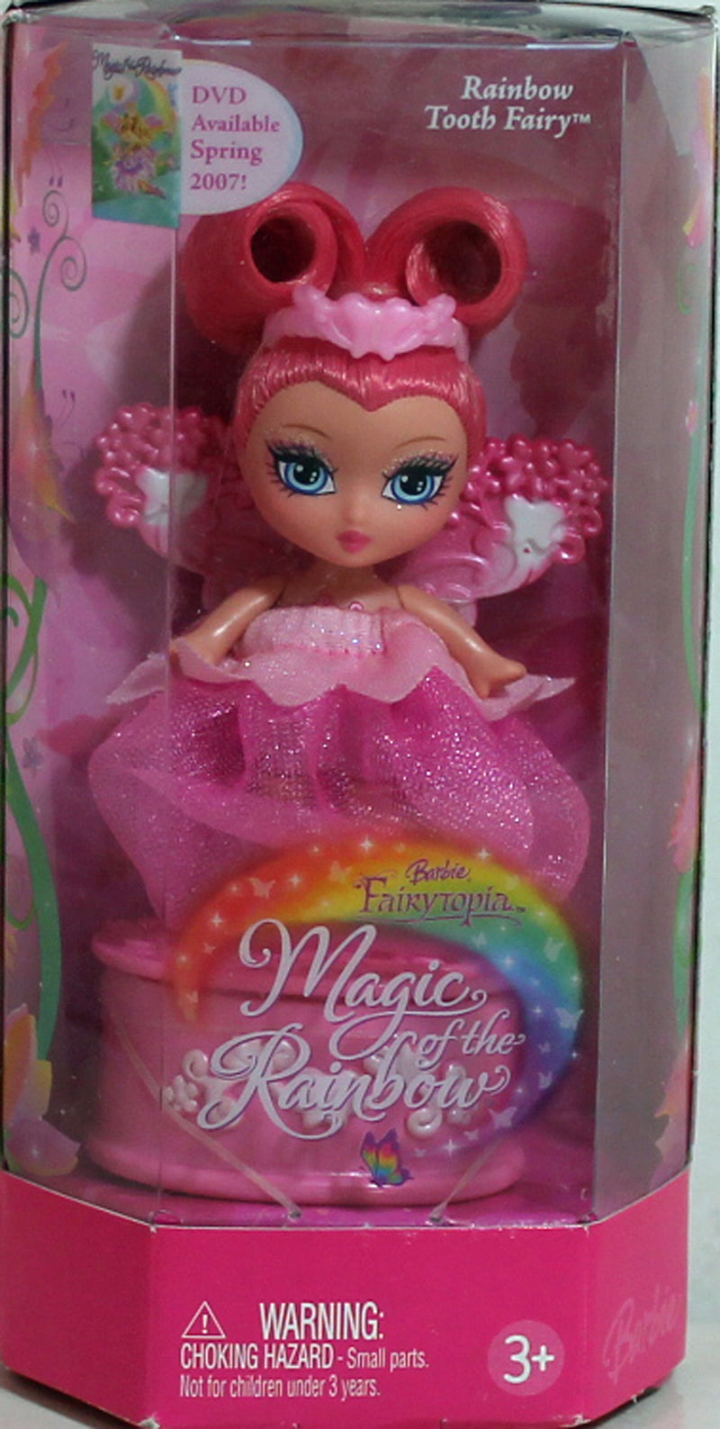 2006 Fairytopia Rainbow Tooth Fairy Barbie (K8146) - Pink