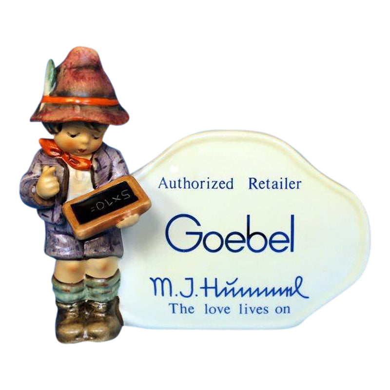 Hummel Figurine: 460, Authorized Retailer Plaque
