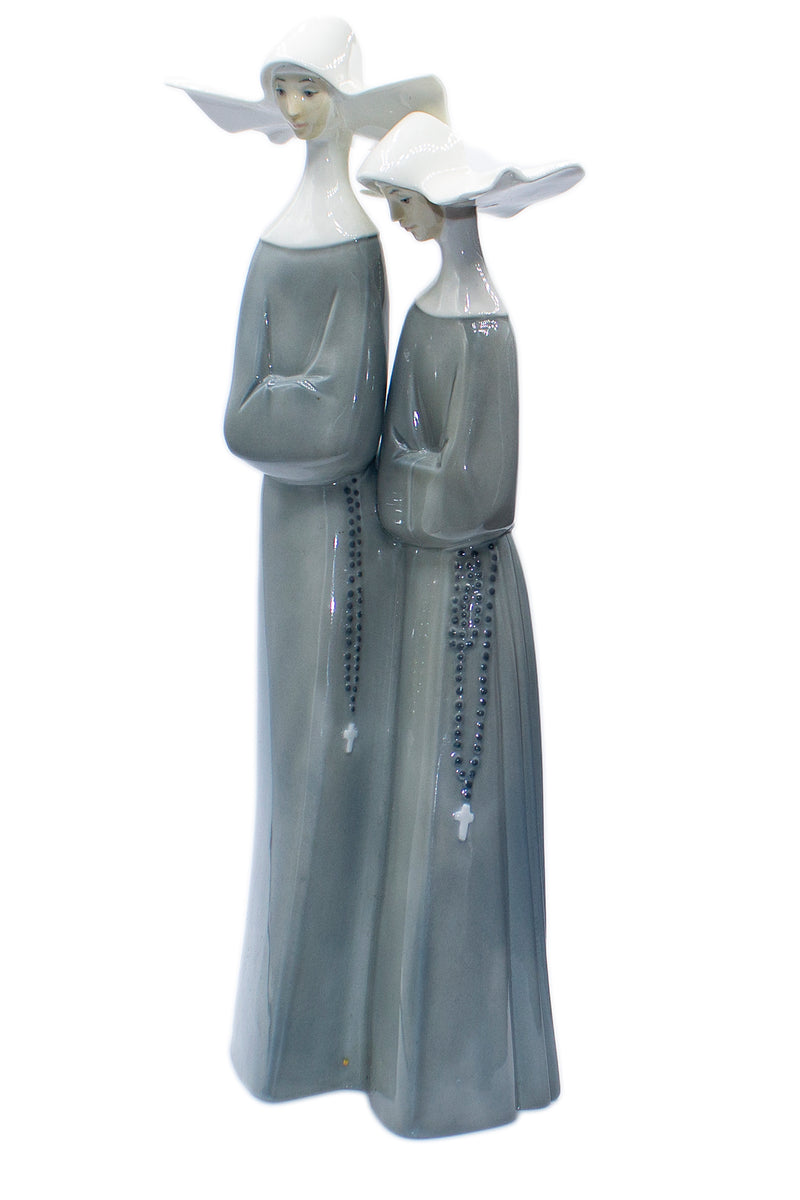 Lladró Figurine: 4611a Nuns Grey