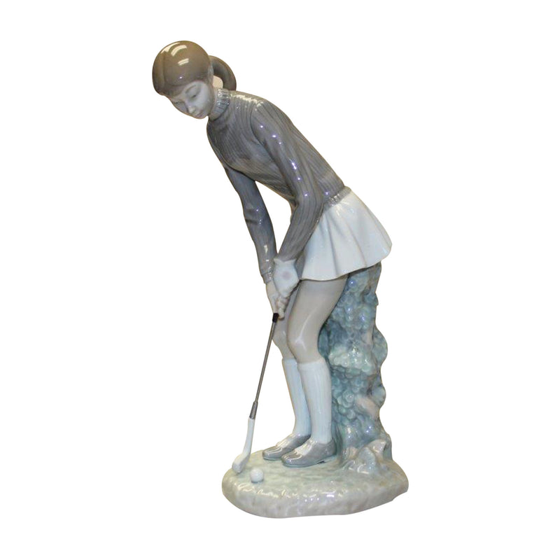 Lladró Figurine: 4851 Lady Golfer