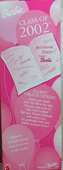 2002 Class of 2002 Graduation Barbie (50501) - Black Gown