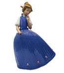 Lladró Figurine: 5121 Girl in Blue Dress