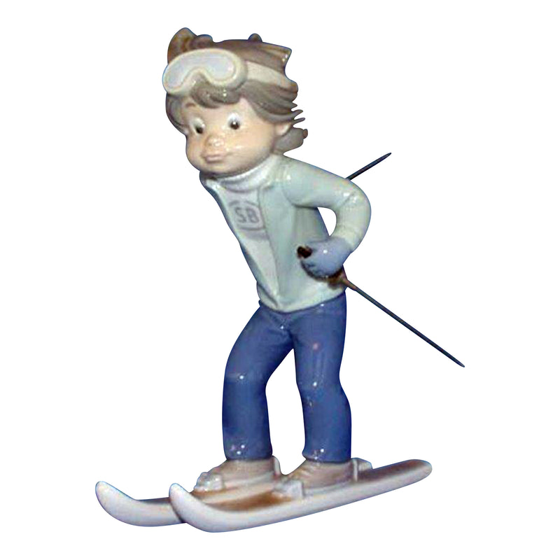 Lladró Figurine: 5136 Sports Billy Skier