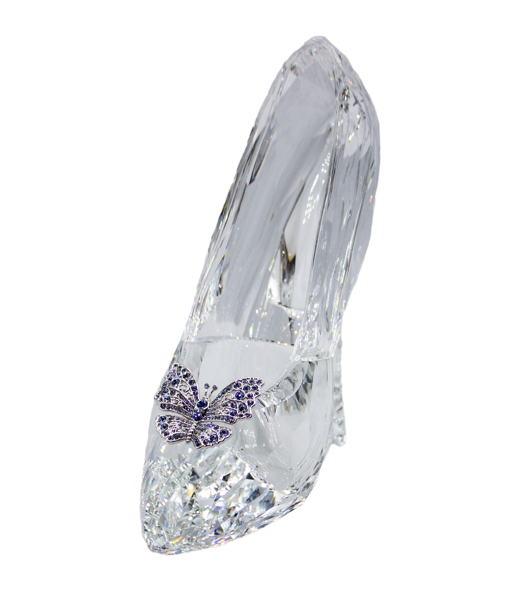 Swarovski Disney Cinderella Crystal Slipper Blue Heart 5035515 Brand New In  Box | #1825701198
