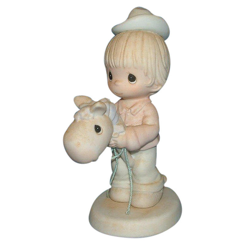 Precious Moments Figurine: 521205 Hope You're Up and on the Trail Again