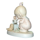 Precious Moments Figurine: 523755 Just Poppin' in to Say Halo!