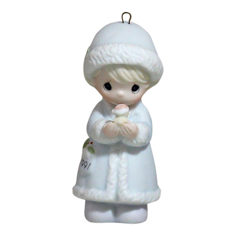 Precious Moments Ornament: 524174 May Our Christmas Be Merry