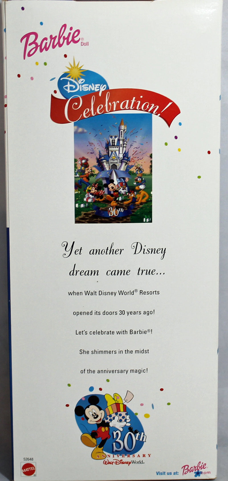 2001 Disney 30th Anniversary Celebration Barbie (52648) - African American