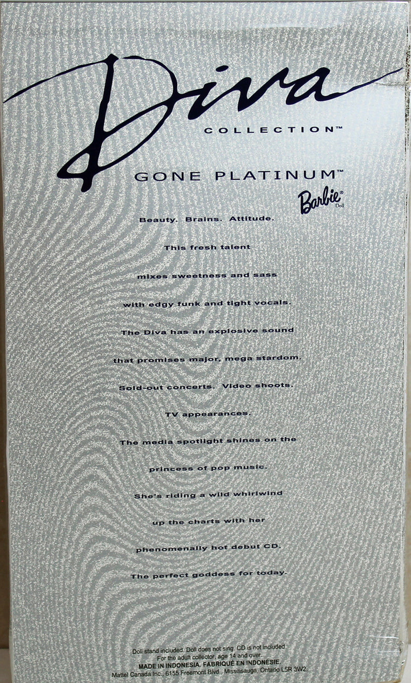 2001 Gone Platinum Diva Barbie (52739)