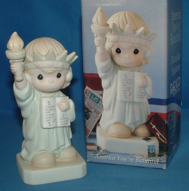 Precious Moments Figurine: 528862 American You're Beautiful | National Day of Prayer