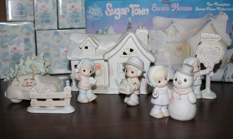 Precious Moments Figurine: 531774 Sugar Town House Collector's Set