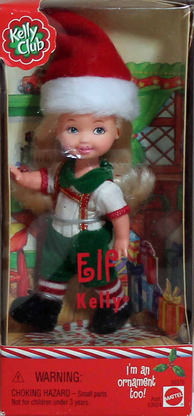 2001 Elf Kelly Barbie Ornament (50376)