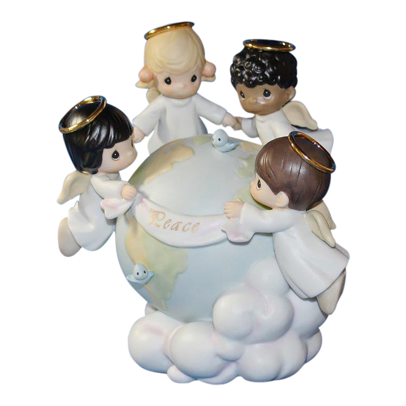 Precious Moments Figurine: 539309 His Love Will Uphold the World | Millenium Event