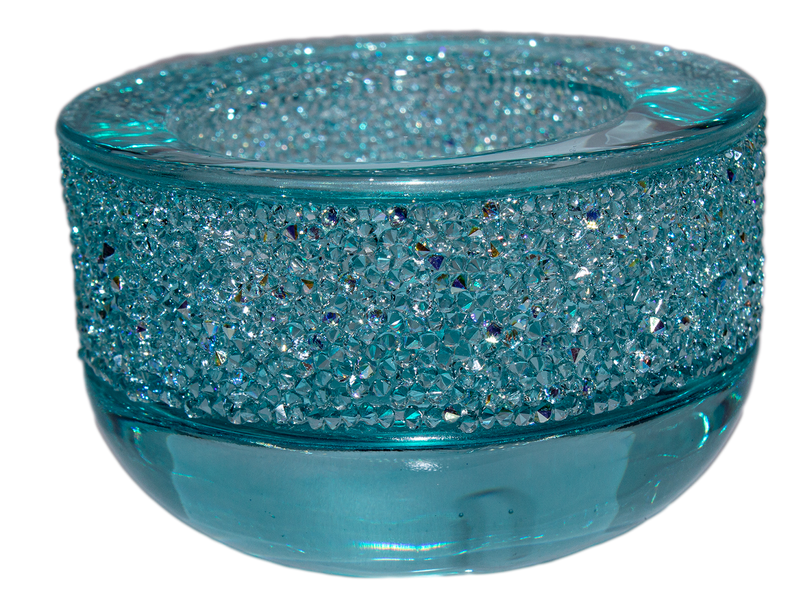 Swarovski Crystal: 5424570 Tealight Holder Light Blue