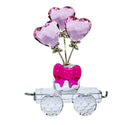 Swarovski Crystal: 5428615 Heart Balloons Wagon
