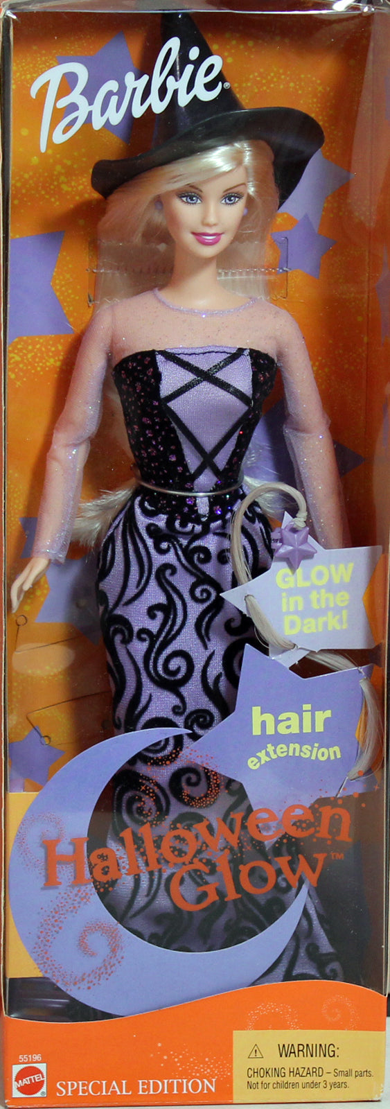 2002 Halloween Glow Barbie (55196)