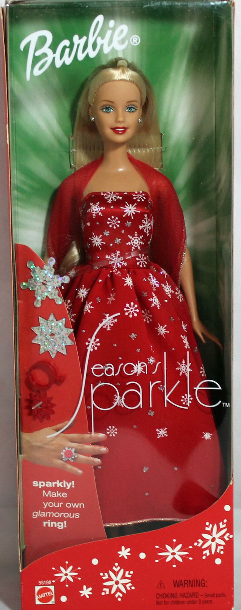 2001 Season's Sparkle Barbie (55198)