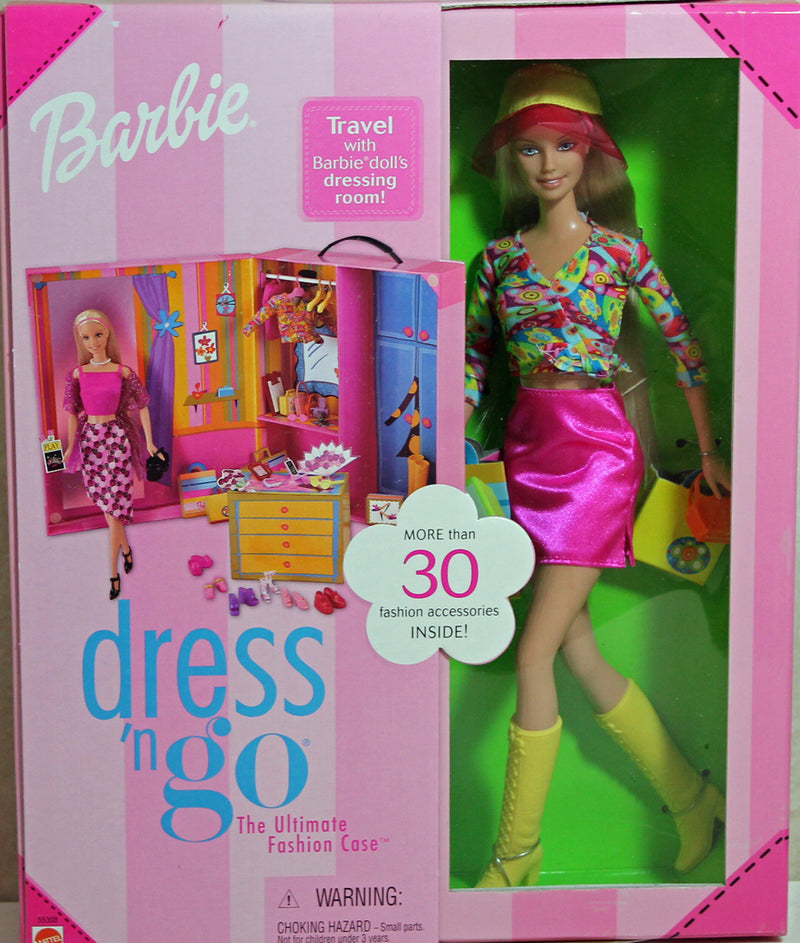2001 Dress n Go Ultimate Barbie Fashion Case (55308)