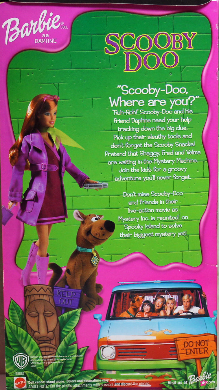 2001 Scooby-Doo Daphne Barbie (55887)
