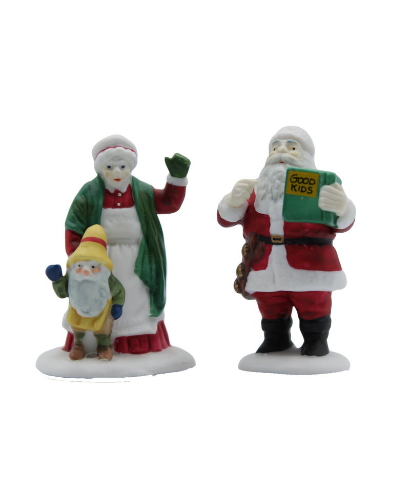 Department 56: 56090 Santa & Mrs. Claus - Set of 2