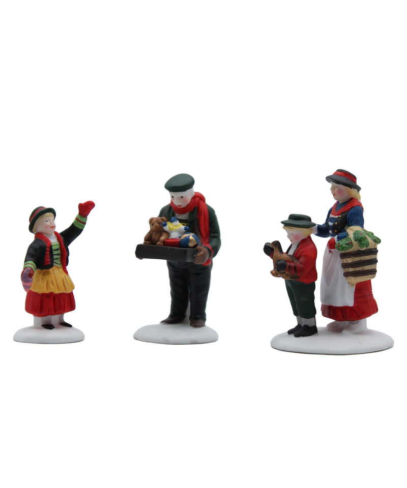 Department 56: 56162 The Toy Peddler - Set of 3