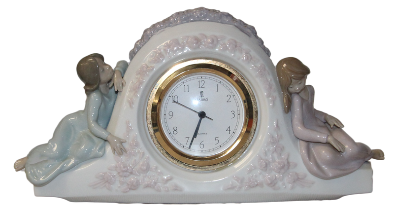 Lladró Figurine: 5776 Two Sisters Clock