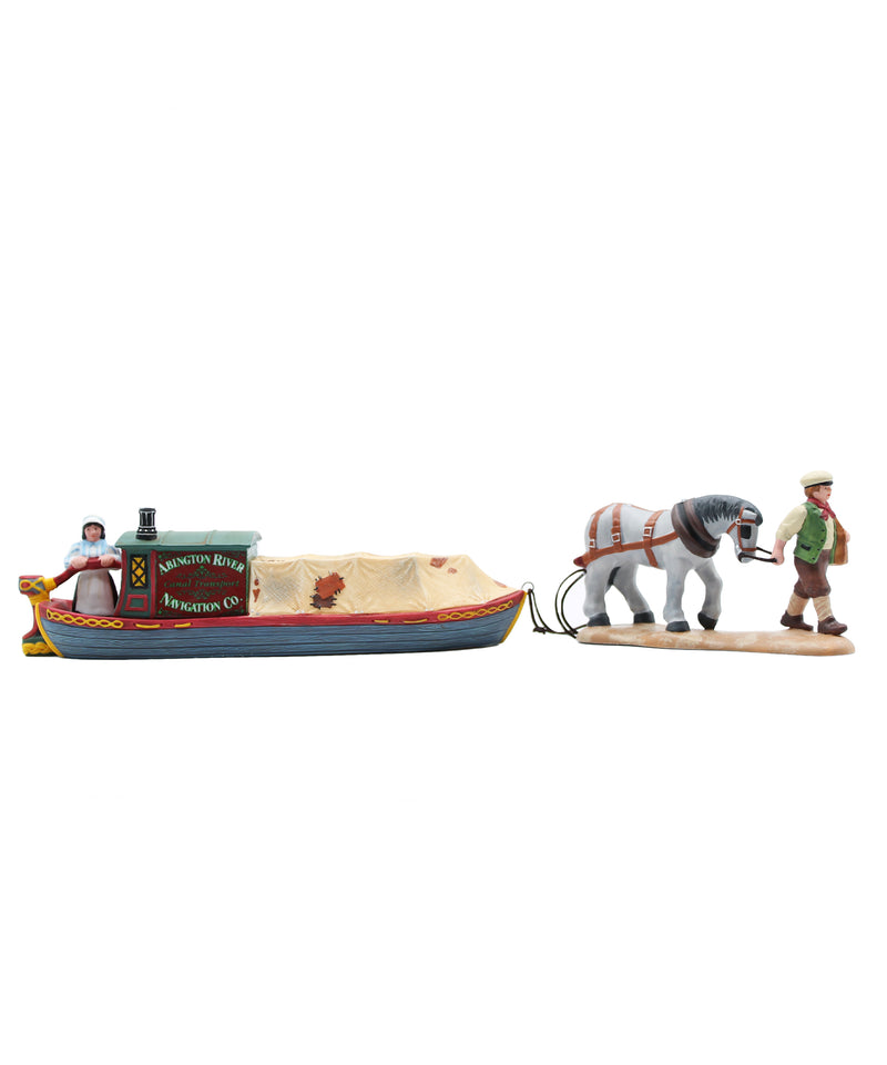 Department 56: 58522 Abington Canal Boat - Set of 2