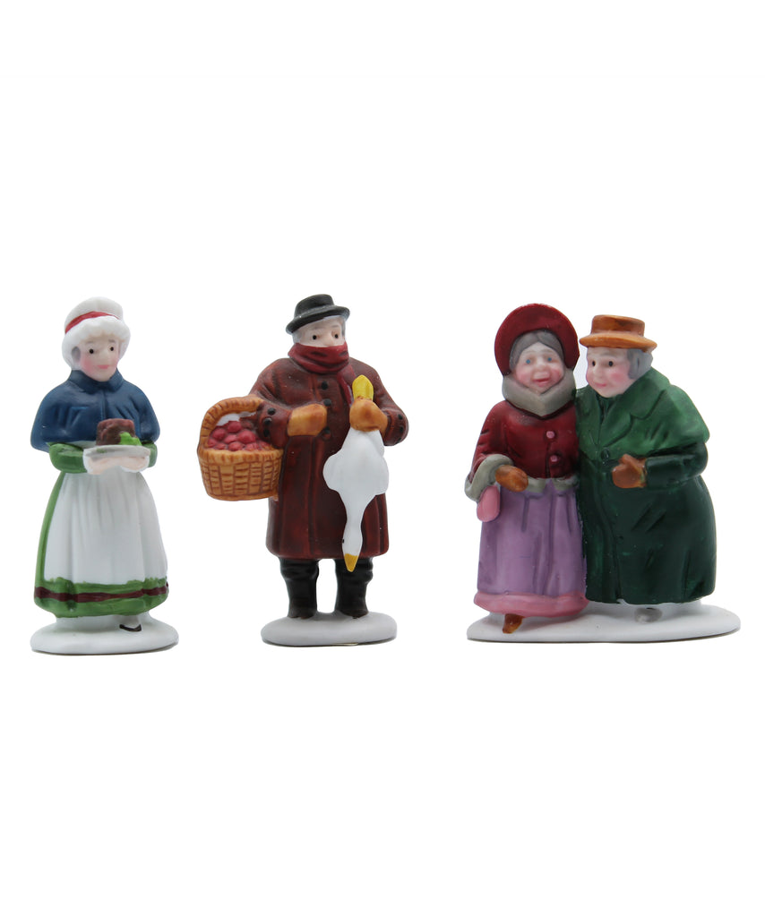 Department 56: 59285 Fezziwig and Friends - Set of 3