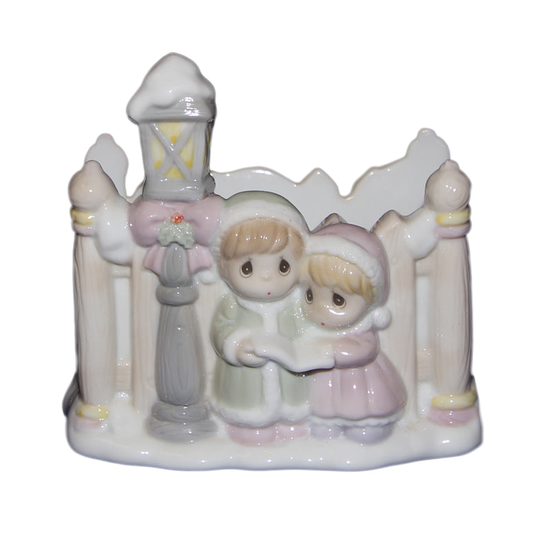 Precious Moments: 603465 Carolers by Fence, Napkin Holder