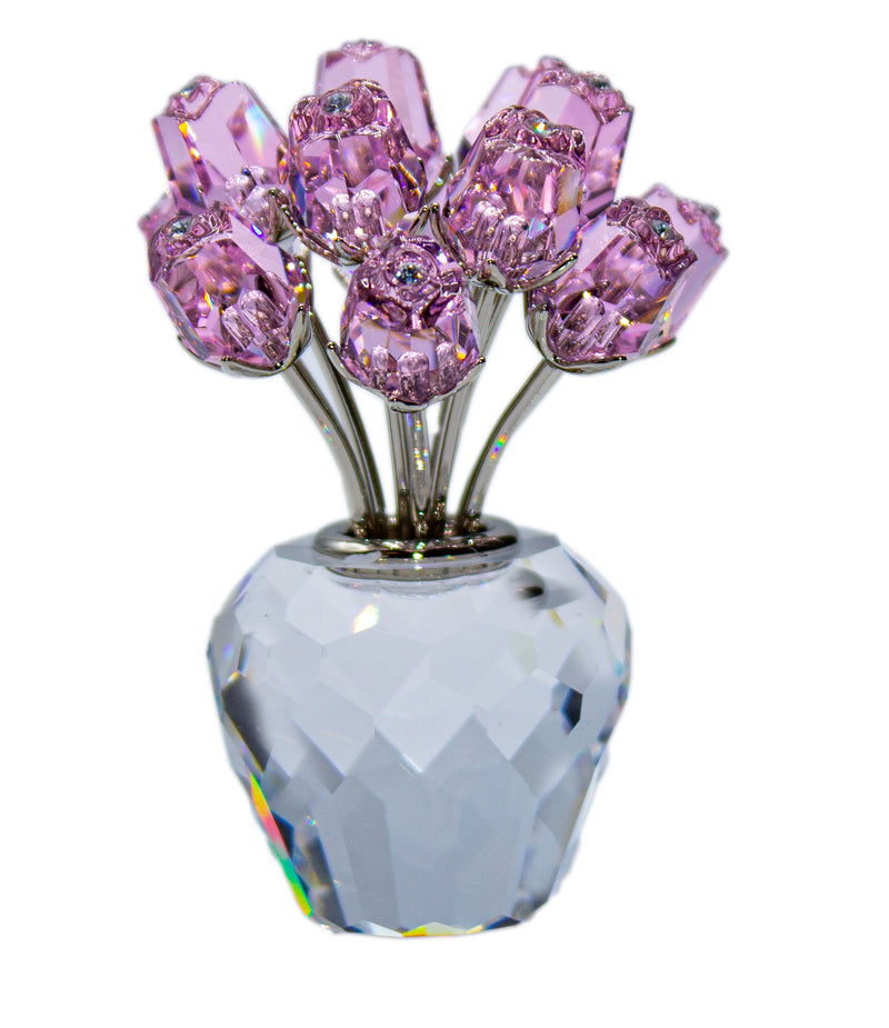 Swarovski Crystal: 628343 A Dozen Pink Roses