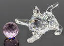 Swarovski Crystal: 631856 Kitten with Pink Ball