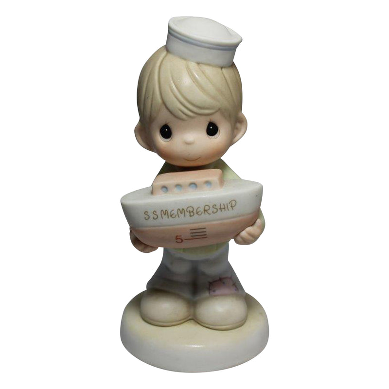 Precious Moments Figurine: 635243 Thank You for Your Membership | 5 Year Member Commemoritive Anniversary
