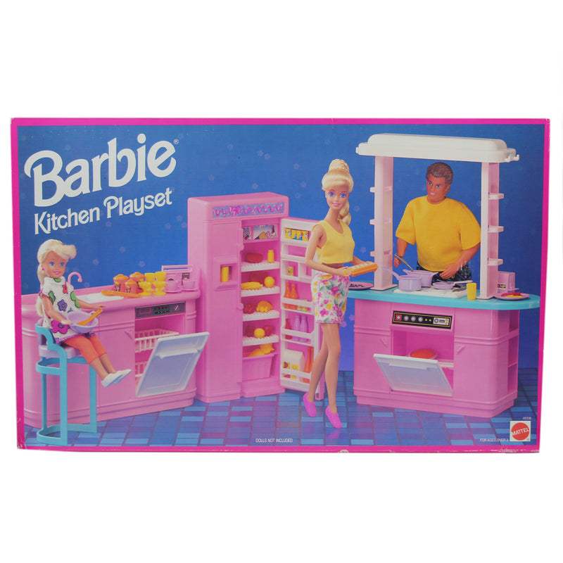 1993 Barbie Kitchen Playset (65338)