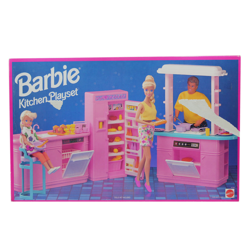 1993 Barbie Kitchen Playset (65338)