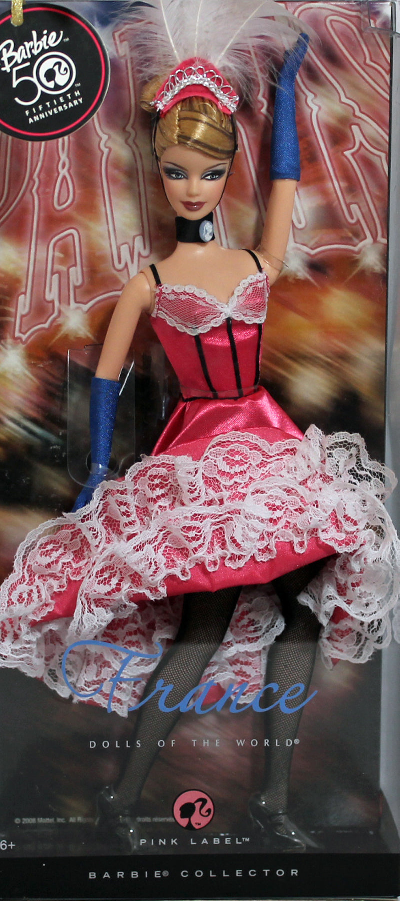 2008 France Barbie (N4972) - Dolls of the World