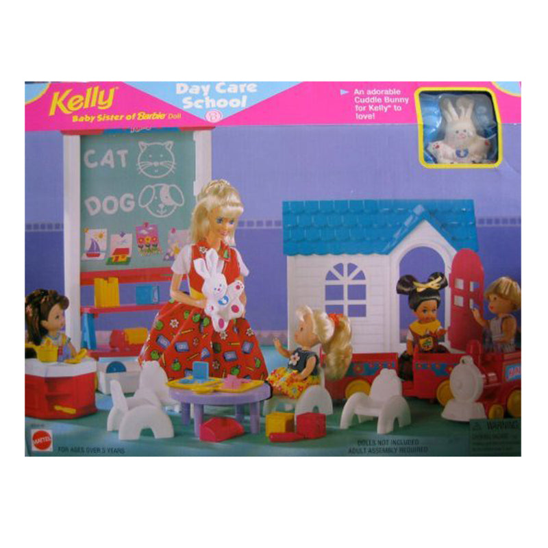 1997 Kelly Baby Sister Day Care School Barbie Gift Set (67535-92)