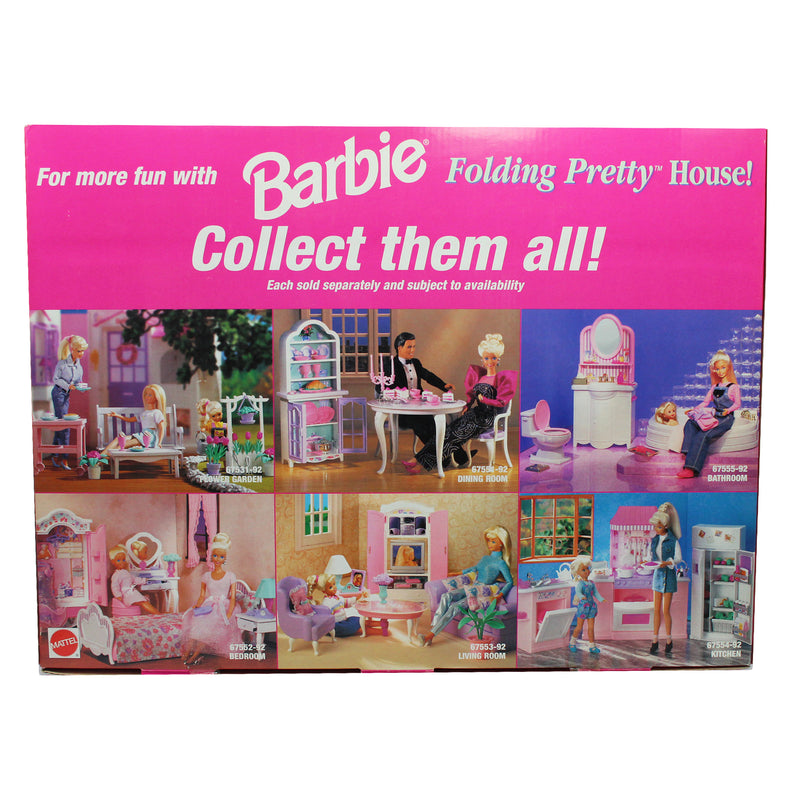 1997 Barbie Folding Pretty House Living Room Set (67553-92)