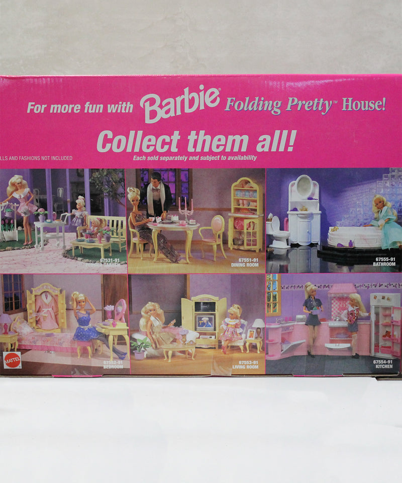 1996 Folding Pretty Bathroom Barbie Gift Set (67555-91)