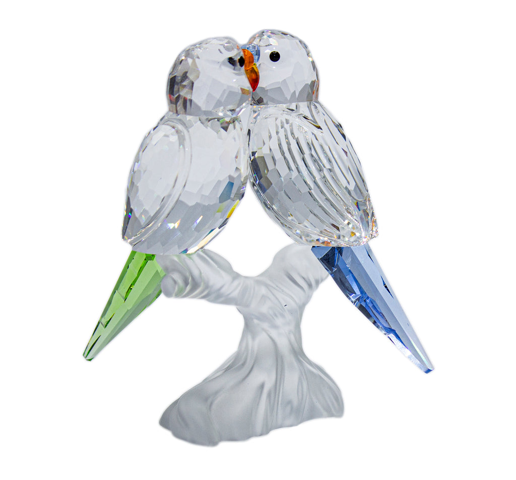 Swarovski Figurine: 680627 Budgies