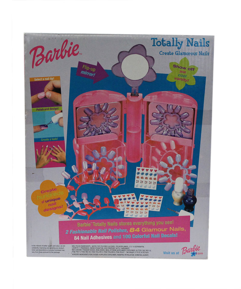 2001 Totally Nails Create Glamorous Nails Barbie (70074)