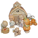 Precious Moments Figurine: 732494 Harvest Festival | Set of 7 with Nightlight