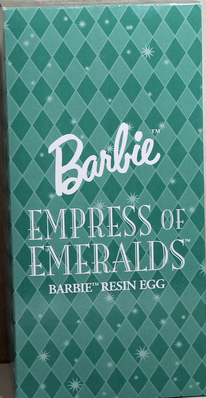 Avon Empress of Emeralds Resin Egg Barbie - F743771