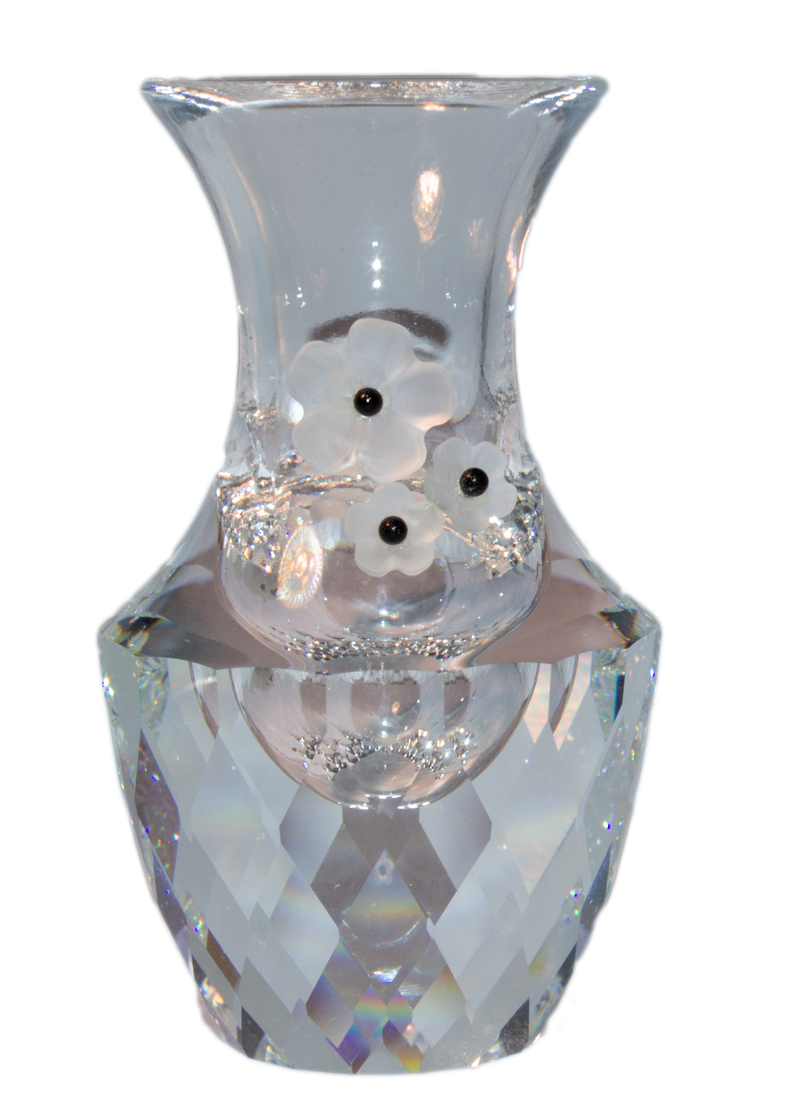 Swarovski Crystal: 102259 Frosted Flower Vase